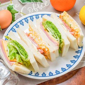 八百屋のハム野菜チーズ + 名物ミックスサンドイッチ