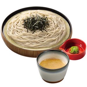 なか卯 金胡麻だれざるそば Cold Soba w/Sesame Dipping Sauce