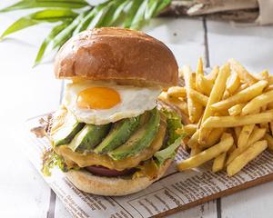 アボカドチーズバーガー