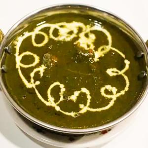 ほうれん草マトンカレー horenso mutton curry