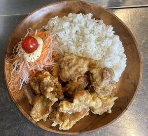 ダブルからあげライス Double fried chicken rice