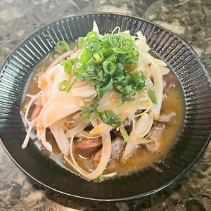 砂肝のねぎ塩レモン