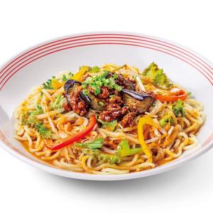 麻婆なすの冷やし坦々めん