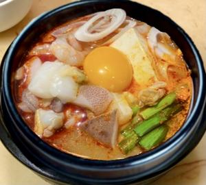 海鮮スンドゥブ(ライス付き)  Seafood  sundubujjigae-with rice