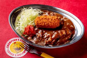 カニクリームコロッケカレー