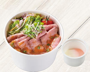 和風ローストビーフBowl(温泉玉子付)