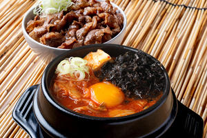 岩海苔スンドゥブ～ミニカルビ丼セット～