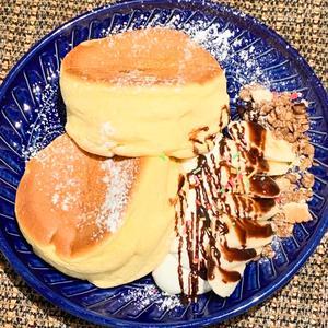 チョコバナナパンケーキ