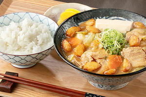 ゴロゴロにんにく豚汁ごはん定食