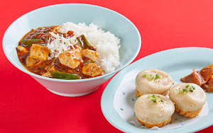小龍包(3個)+陳麻婆飯(チンマーボーハン)