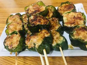ピーマン肉詰め串 タレ味