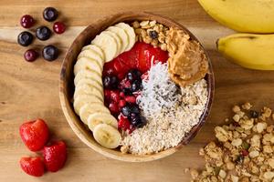 【脂肪燃焼】ピーナッツバターアサイーボウル - Peanut Butter Acai Bowl -