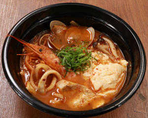 F-1113】海鮮赤スンドゥブKorean-style red seafood sundubu stew