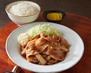 味付け黄金比率！豚生姜焼き弁当100g