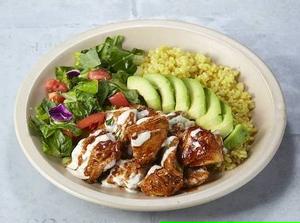 アボカドチキンオーバーライス Chicken Over Rice with Avocado