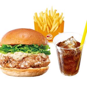【セット】タルタルチキンバーガー Tartar Chicken Burger Set