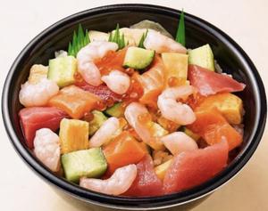 魚丼 ひなちらし丼(37)