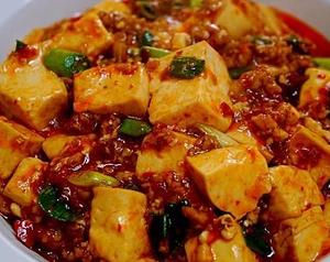 本格麻婆豆腐ご飯セット(麻婆豆腐套餐)