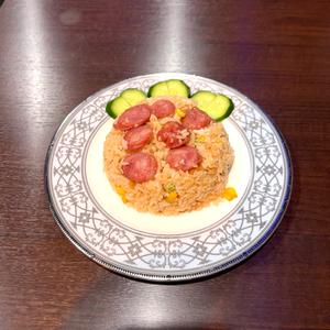 ソーセージ炒飯