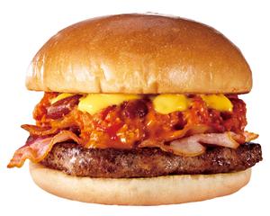 ウェンディーズチリチーズベーコンバーガー