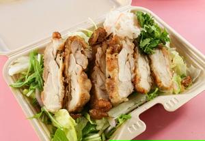 サラダ揚げカオマンガイ Salad fried khaomangai