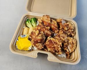 自家製だれ とりの唐揚げ丼 W