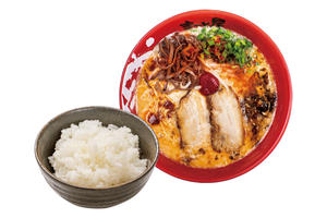 赤辛牛じゃんラーメンライスセット