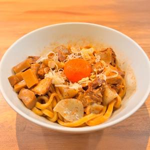 どて焼きまぜそば