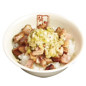 喜多方ラーメン坂内人気No.4 ミニねぎ塩炙り焼豚ご飯