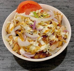 ガーリックチキン丼 Garlic Chicken Bowl