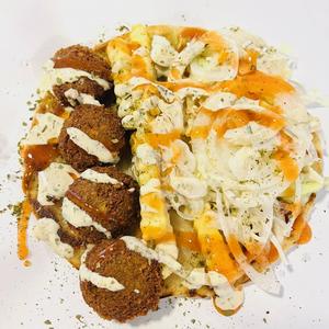 New ！！ マラウワ・ファラッフェルサンドイッチ Falafel with Malawach Sandwitch