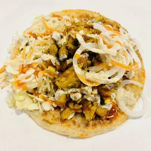 New ！！ マラウワ・ケバブサンドイッチ Chicken Shawarma with Malawach Sandwitch