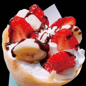 ストロベリーバナナチョコ生クリーム