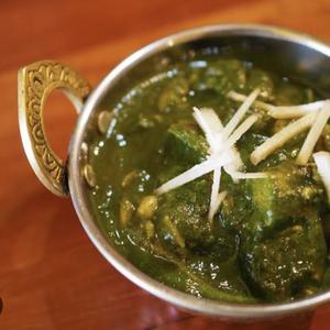 ほうれん草のマトンカレー