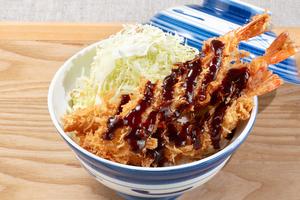 海老デミかつ丼