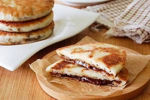 黒糖ピーナッツパンケーキ