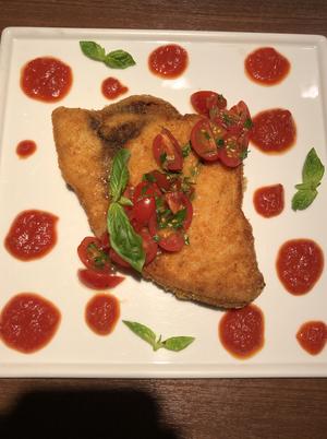 俺のイタリアン メカジキのミラノ風カツレツ Sword fish Milano style(cutlet)