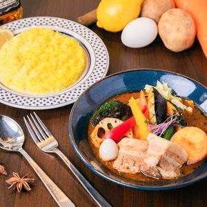 【百名店2024受賞店】豚角煮ベジエビカレー Pork Kakuni Shrimp Veggie Curry
