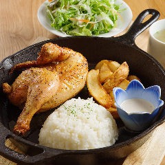 ローストチキンプレート