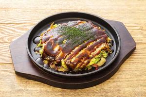 唐麺焼き(広島お好み焼)