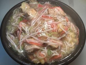 カニ風味チャーシュー入りあんかけチャーハン