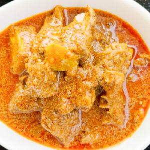 牛モツカレー