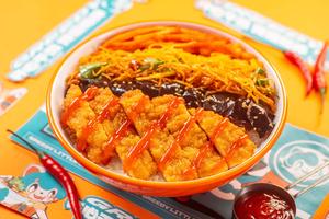 甘辛チキンカツビビンバ