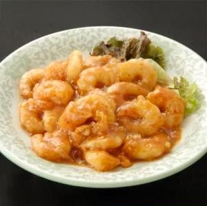 芝海老のチリソースのお弁当