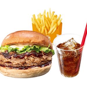 【セット】牛カルビバーガー Beef Rib Burger Set
