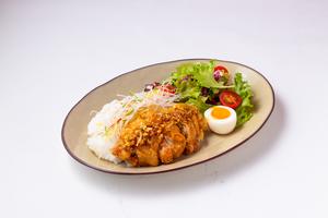 本日のオーバーライス弁当
