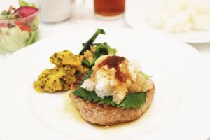 おろしハンバーグセット Hamburg steak with grated Japanese radish set