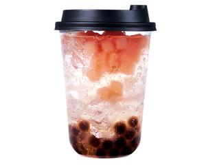 ファーストキッチン 贅沢ピーチスパークリングタピオカ