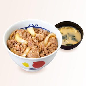 牛めし(味噌汁付)