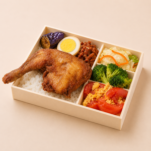 骨付き揚げチキン弁当